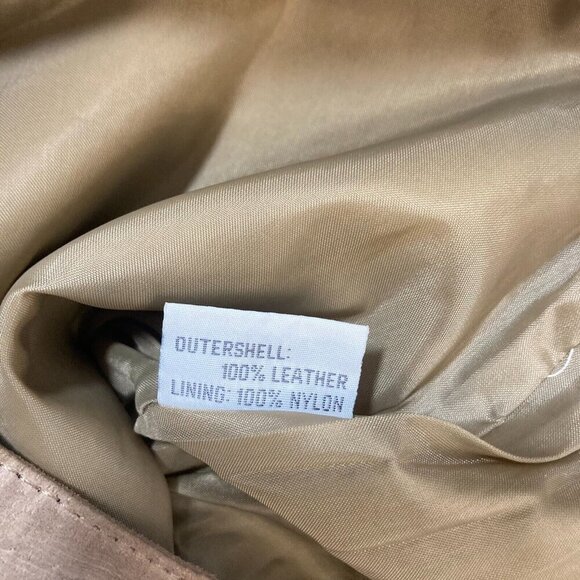 Vintage Lew Magram Collection Suede Pants Size 6 High-Waisted 100% Leather Tan - Picture 6 of 16